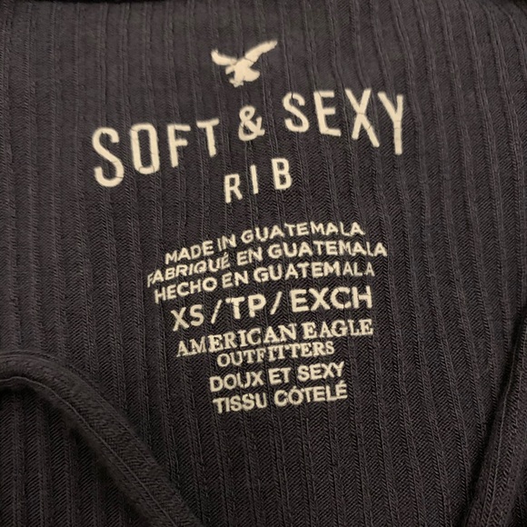 AEO Soft & Sexy Ribbed Top in Size XS (2/$15) - Picture 3 of 4